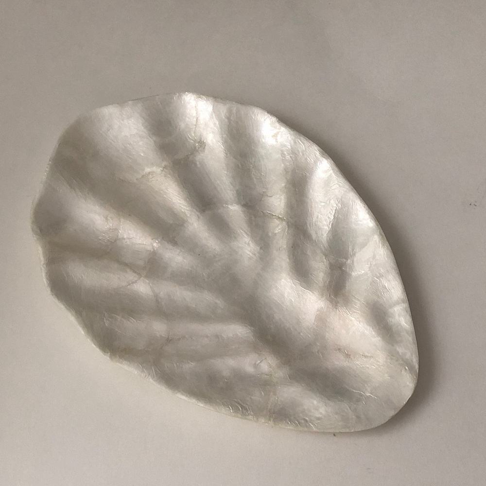 NEW Capiz shell jewelry or soap dish